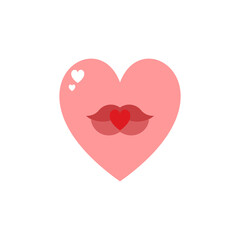 heart valentines day vector design 