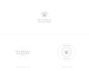 Elegant Healing Logo Design
