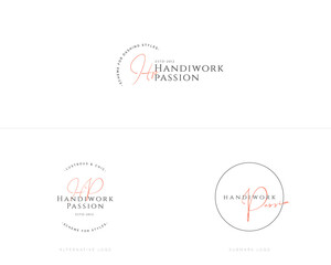 Hardwork Passion Logo Design