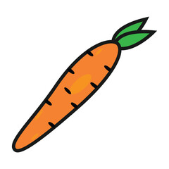 carrot icon vektor