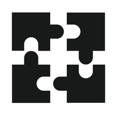 puzzle icon vector