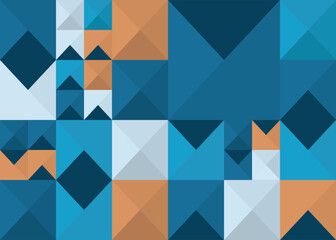 geometric triangle mosaic seamless pattern backgrounds