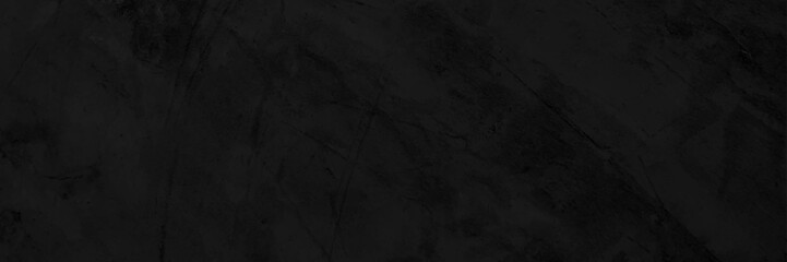 Elegant black background vector illustration with vintage distressed grunge texture and dark gray charcoal color paint, black stone or concrete wall, black banner