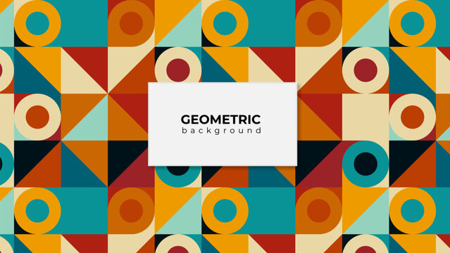 colorful abstract geometric background
