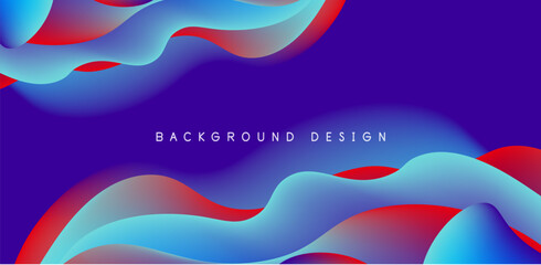 Fluid waves abstract background for covers, templates, flyers, placards, brochures, banners