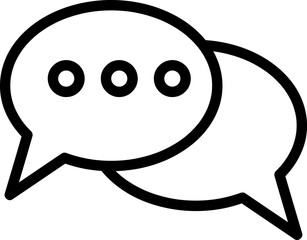  Bubble Speech and Chat Symbol trendy style illustration on white background..eps