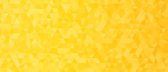 Abstract colorful vector background. Abstract yellow geometric triangles background. Vector illustration