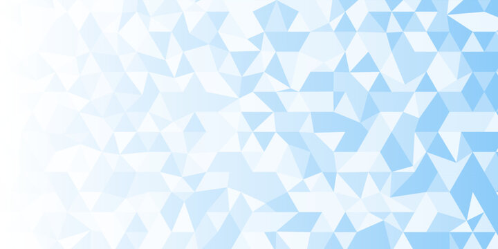 Abstract blue geometric background. Abstract background of triangles, vector design 