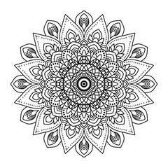 Mandala Pattern Stencil doodles sketch good mood