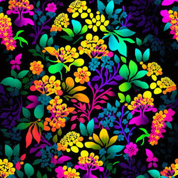 ditsy_floral_pattern_neon_colors_seamless