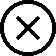 Close button vector icon in modern design trendy style illustration on white background..eps