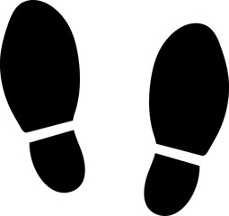 Footsteps icon vector trendy style illustration on white background..eps