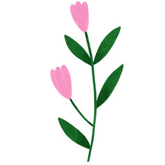 Spring flower and blooming clipart.