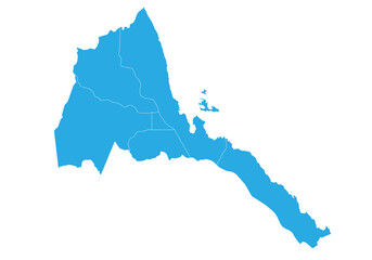  map. High detailed blue map of  on PNG transparent background.