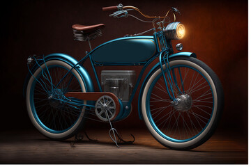 Fototapeta premium Electric bicycle (AI Generated)