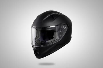 CASCO INTEGRAL DE MOTOCICLETAS COLOR NEGRO MATE