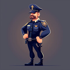 Illustration from a police officer (AI Generated)