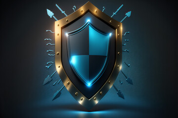 AI generated Protection network security and safe your data from