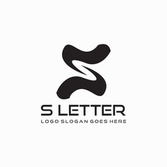 Fototapeta premium S letter logo vector image