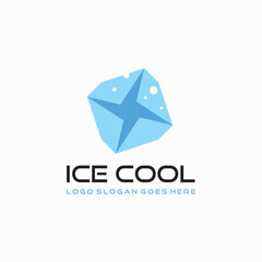 Ice Cube logo vector image