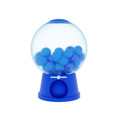 candy machine 3d rendering illustration