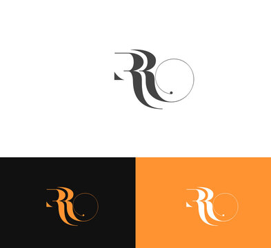 RR letter logo design template elements. R Modern abstract digital alphabet letter logo. Vector illustration.