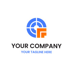 Marketing Target Goal Arrow Vector Abstract Illustration Logo Icon Design Template Element