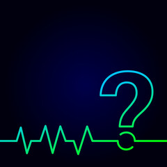 Question mark background vector template. This background is suitable for quiz, question.