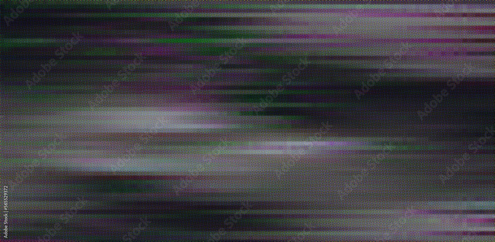 Poster black and white static noise of a tv screen. glitched and distorted background.