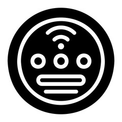 Fototapeta premium sensor glyph icon