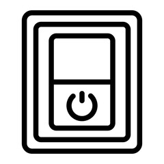 smart switch line icon