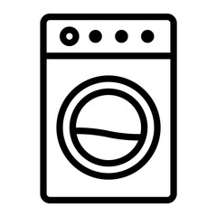 washing machine line icon