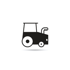 Obraz premium tractor icon on white background