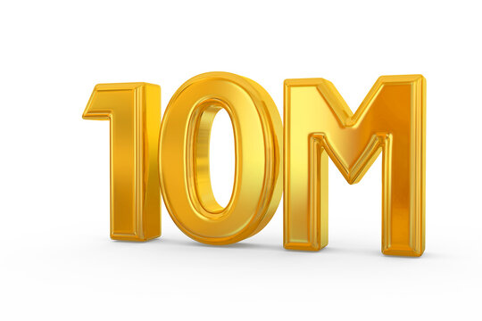 10M Follower  Golden Number 