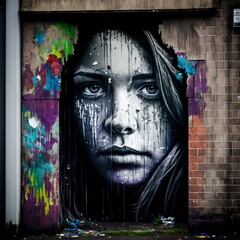 Street Art Photograph (generative AI)