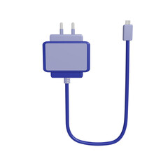 3D charger icon with transparent background, perfect for template design, UI/UX and more.