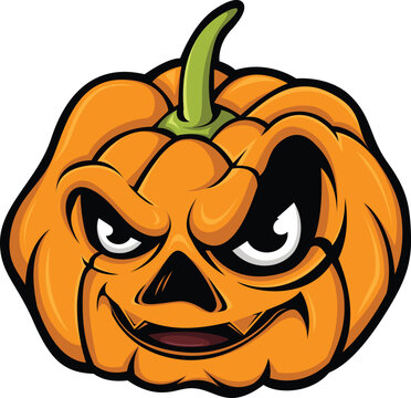  illustration vector graphic of pumpkins mascot good for logo sport ,t-shirt ,logo