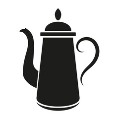 Icon. The coffee pot in black and white is classic.