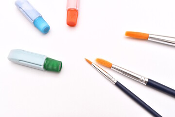 絵の具と筆