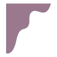 Abstract Shape Corner Border