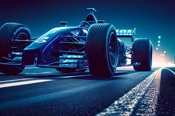 Foto op Plexiglas Formula Race Car - Generative Ai © Ai Inspire