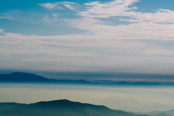Fototapeta premium sea ​​of ​​clouds (Mt. Zao, Japan)