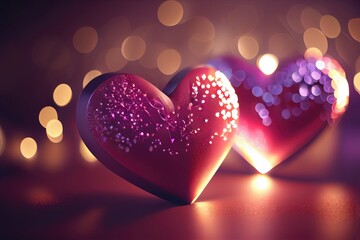 Valentine's Day Valentine Heart Hearts Shape Shaped Love Romantic Red Pink Background Image