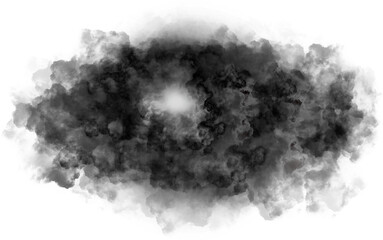 Transparent special black smog effect
