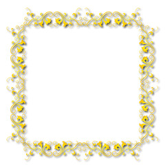 frames in vintage style with elements of ornament, art, pattern, background, texture