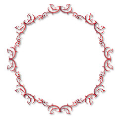 Naklejka premium frames in vintage style with elements of ornament, art, pattern, background, texture