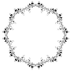 frames in vintage style with elements of ornament, art, pattern, background, texture