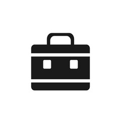 Vector illustration, briefcase icon, bags. 