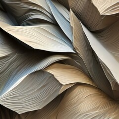 Fototapeta na wymiar Abstract texture of a crumpled paper surface1, Generative AI