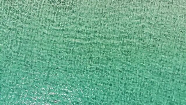 Aerial view of blue sea surface